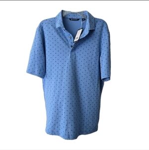 Cutter & Buck Mens Virtue Eco Pique Tile Print Recycled Mens Polo Golf Medium